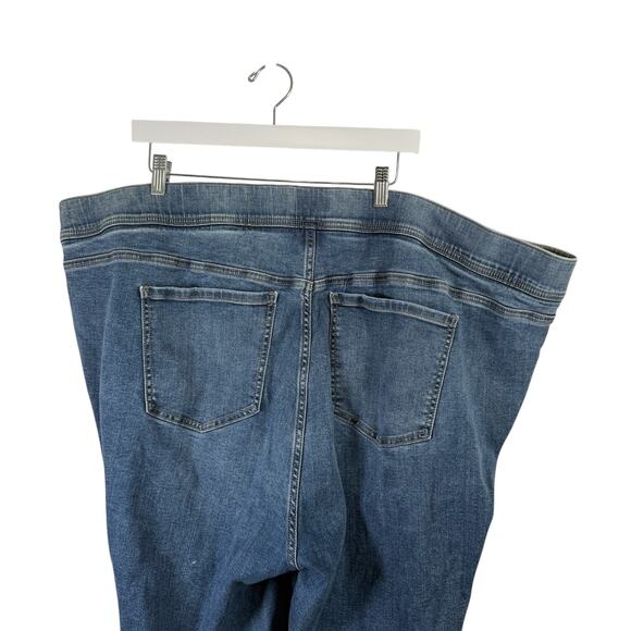 Torrid Super Soft Lean Jean Distressed Pull On Stretch High Rise Womens Plus 5x - Picture 4 of 7